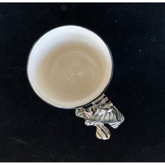 Ardmore Studio Zebra Footed Mug Cup 2008 South African Zulu Ceramic Pottery - Picture 10 of 13